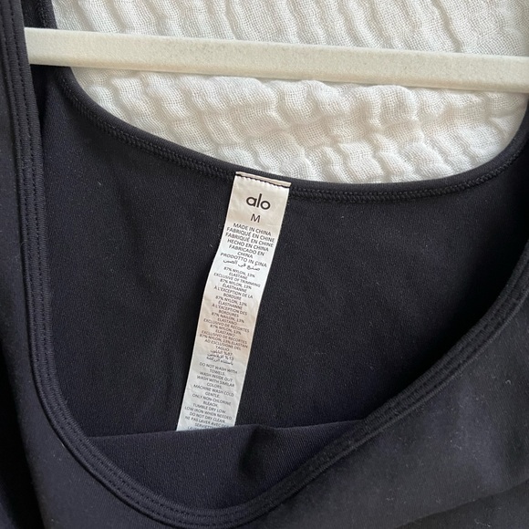 ALO Airbrush Hot Shot Bodysuit in Black - Picture 6 of 6